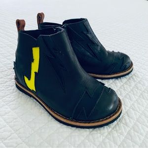 Manuela De Juan Black Bootie Shoe Size 24 NWOT